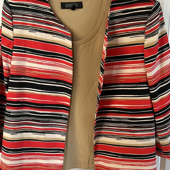 3 pieces Kasper including 3/4 length jacket plus 2 knit tops .  Tops NWT - Picture 11 of 15